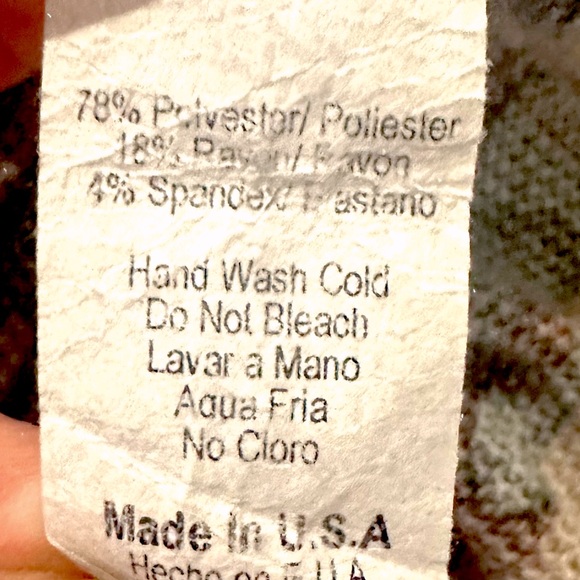 EUC Avery Apparel Brand Mixed Pattern Camo Tank Top - Picture 10 of 11